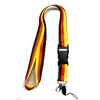 designer Rainbow Neck Strap Lanyard keychain Cell Phone Strap ID Badge Holder Rope Keychain Keyring Fashion Accessory Gift