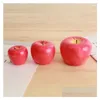 양초 S/M/L Red Apple Candle Box 과일 모양 향기 램프 생일 선물 크리스마스 파티 홈 장식 도매 드롭 배달 DHJMX