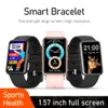 C9 Smart Band Fitness Tracker 1,57 Zoll Uhr Sport Armband Herzfrequenz Blutdruckmessgerät Gesundheit Armband für Android IOS