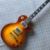 Standard Electric Guitar Tiger Flame Maple Top Mahogany Body Rosewood Fingerboard Custom Shop with Chrome Hardware free shipping