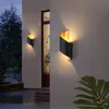 Applique murale LED étanche extérieure, applique murale simple et moderne pour porte d'entrée, balcon, allée, villa, jardin