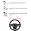 New Ice Silk 3D Massage Net Sports Styling Car Steering Wheel Four Seasons Non Slip Breathable Cool Steering-wheel Protect Cover