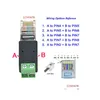 Złącza wtyczki gniazda hurtownia RJ45 Złącze sieciowe Mężczyzna 8p8c Modarna wtyczka do RS485 Zaciski śrubowe Adapter Dostawa dostawa biuro S DHFWM