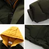 Manteau en duvet pour grands garçons de 4, 6, 8, 10, 12, 14 ans, veste d'automne et d'hiver épaisse et chaude pour adolescents, à la mode, Style Long, avec fermeture éclair, à capuche, pour garçons L231125