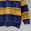 Męskie bluzy swetry bluzy list List Jacquard luźność swetra długoterminowy sweter pullover swobodny okrąg