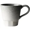 Tasses Tasse à café en céramique faite à la main avec poignée rétro style simple mélange de couleurs 280ML tasses de lait d'eau de petit déjeuner