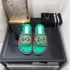 Luxury Women Slippers Sandals embroidery thread sheepskin Leather Summer flat shoes flip flops Home slippers Beach slides