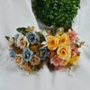 Heißverkaufs Diamant Rose Bouquet künstliche Seidentücher Blumen Hochzeit Dekoration Handbouquet Home Furnier Weihnachtsdekoration Fabrik Großhandel Großhandel