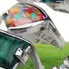Nieuwe aankomst 50 -stks Charms Vintage Mix natuurlijke malachiet stenen turquoise zilveren dames heren ringen hele sieraden veel a91897056525163666