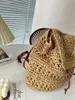 DesignerBag Backpack Style Luxury Design Backpack Color Handbagpolychrome dames Fashion Retro BackpackGrass Woven Beach Bagbackpack Style