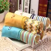 Storage Bags Cute Cartoon Roll Up Canvas Pencil Bag Brush Wrap Pouch Holder Fashion