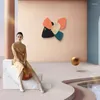 ウォールクロックアート壁画豪華なサイレントファッションクリエイティブカートゥーンウォッチレストランミニマリストのリロジ削除リビングルームの装飾
