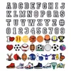 Charms Letters Numbers And Sports For Clog Shoe Decoration Basketball Baseball Hockey Softball Soccer Football Gift Boys Kids Teens Ottsk