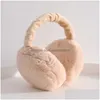 Ear Muffs Ear Muffs Adjustable Winter Earmuffs Cute Plush R231009 Drop Delivery Fashion Accessories Hats, Scarves Gloves Hats Caps Dhpcq