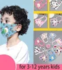 Maschera per la bocca lavabile per bambini di moda cartone animato con valvola di respirazione Copertura per il viso per bambini PM25 Ambiente esterno Maschere per boccali2876118