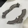 Spille Spille Broche Designer Spilla Lettera di marca Donna Diamante Placcato oro Argento Spille in rame Spilla da abito Abito da cerimonia nuziale Gioielli Accessori Regali