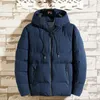 Giubbotti da uomo Moda Parka Maschile Spessore Autunno Inverno Cappotto Giacca casual in cotone Caldo lungo 2023 Cappotto classico antivento da lavoro