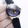 Carier movimento meccanico giapponese fish eye bubble zaffiro quadrante a specchio scavato per orologi da uomo Le donne casual alla moda possono anche indossare orologi di alta qualità