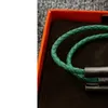 Tornis Tresse Bracciale coppie per uomo Designer Sheepskin Dimensione del braccialetto da 15-24 cm T0P La più alta qualità del contatore con scatola Premium regalo 015-1