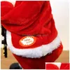 Christmas Decorations Electric Santa Claus Dolls Funny Singing Dancing Chrismas Toy Children Gifts Home Decor Drop Delivery Garden F Dh4W9