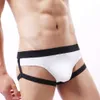 Mode Sexy sous-vêtements String Jockstrap hommes Lingerie G String pochette Gay caleçon homme Cueca HT