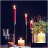 Candle Holders Taper Candle Holder Candlestick Gold Holders Wedding Decor Table Centerpieces Candelabra Candelabros Candlelight Dinner Dhzjs