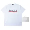 Designer femmes t-shirt High Edition 23 T-shirt à manches au début du printemps Coke Wave Graffiti Print Trend Lovers