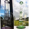 Narghilè alti pettine Bong Percolatore Bong in vetro Tubi per l'acqua Heady Dab Rigs Pipa per fumare Giunto da 14 mm