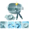 Bowls Suction Baby Bowl Kids Tableware Set Dinnerware Feeding Plates Sucker Self Eating Favor Infant Utensils Gift Shower