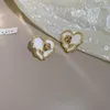 Boucles d'oreilles KAITIN amour tulipe pour femmes Style japonais et coréen Simple mode tempérament bijoux polyvalents