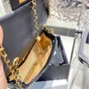 Luxury Designer brand one-shoulder clean cross-body bag square fat ringer gold ball diamondchain adjustable female ins small fragrance wear box Free ship