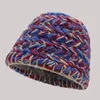 Bérets d'hiver chapeaux de seau chauds femmes tissés à la main couleur tricoté chapeau de pêcheur 2023 mode casquettes de bassin décontractées pour dames rose Panama