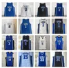 Men's 3 Grayson Allen College Basketball Jersey 0 Jayson Tatum 32 Christian Laeter 15 OKAFOR 33 HILL 4 JJ Reddick Ed White Blue Black