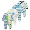 Rompertjes Baby Boy Romper geboren Jumpsuit Lange Mouw Katoenen Pyjama Meisjes Rompertjes Roupa De Bebes Babykleding 230425