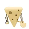 Sacs de soirée fromage forme jaune Kawaii sac à bandoulière marque femme luxe 2023 nouveautés mignon Mini épaule femme pièce rouge à lèvres sac à main