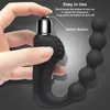 Vibradores Granular próstata vibrador massageador anal plug impermeável 10 velocidade estimulação nádegas silicone adulto feminino masculino brinquedo sexual 231124