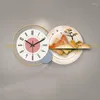 Horloges murales batterie numérique moderne horloge mouvement mécanisme silencieux métal grande cuisine or noir Reloj De Pared décor à la maison