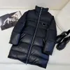 Piumino lungo da donna cappotto invernale Con cappuccio Parka di lusso caldo Pane Designer Casual all'aperto di alta qualità 6H54P