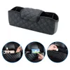 Organizador de cuero para coche, asiento trasero colgante, organizador de asiento de coche Premium, tela impermeable e inodoro, Mini bolsa de basura