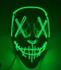 Máscara de Halloween LED Light Up Máscaras Engraçadas O Ano Eleitoral de Purge Grande Festival Cosplay Traje Suprimentos Máscara de Festa 1055 B32349295