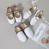 Sneakers Kids Shoes Children Chain Casual Baby Girls Soft Loafers Toddler Ballet Flats Boys White Moccasin Mary Jane For Summer 230424