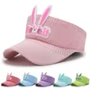 Caps s Candy Color Children's Cartoon Empty Top Outdoor Summer Cute Rabbit Boys and Girls Sunscreen Baby Peaked Hat P230424