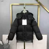 Popularne Baby Down Jackets Winter Girls Warem Four Color Opcjonalnie Designer Ubrania Rozmiar 110-160 Plush Logo Boys Płaszcz Nov25