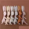 Плюшевые куклы Baby Rabbit Фаршированная кукла Sussen Toy Развивающая P O Prop J220729 Прямая доставка Игрушки Подарки Животные Dh3Mt