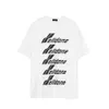 Fashion Clothing Designer Tees Tshirts Correct Version of We11done Spring/summer New Bullet Screen Letter Classic Short Sleeve Loose Fitting T-shirt Welldone