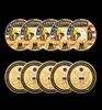 5pcs Non Magnetic American 101St Airborne Division Air Force Challenge Gold Plated Coin 157quot012quot Operation Iraqi 2750847