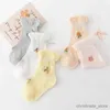 Chaussettes pour enfants 0-5 ans enfants printemps été coton chaussettes enfant en bas âge filles à volants mignon motif de fruits floraux cheville chaussettes courtes pour bébé maille mince Socken