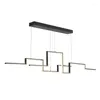 Chandeliers Black Painted Led Chandelier For Dining Room Kitchen Bar Shop AC110-260V Hanging Modern Fixtures Free Mail