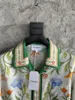 Full Printing Flowers Shirt Men Women 1 Quality Hawaii Beach Summer Style Silk Shirts