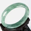 Charm Bracelets Real Grade A Natural China Jade Bangle Bracelet Jewellery Fashion Accessories Hand Carved Emerald Bangles Lady Party Gift 230424